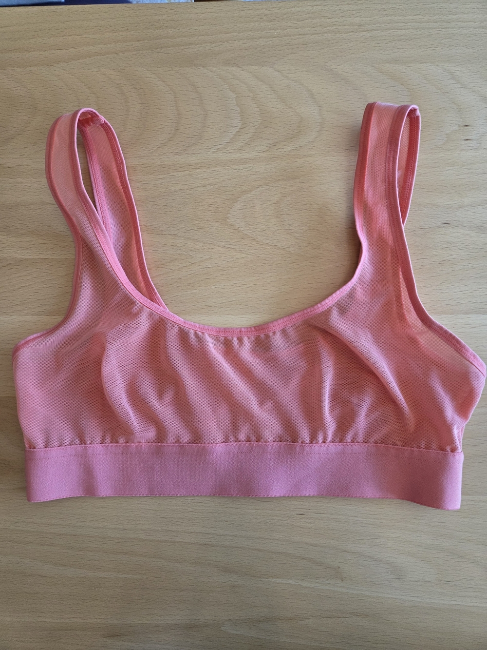 Negative Underwear Sieve Bra Top, Coral, Size 1 - Picture 3 of 5